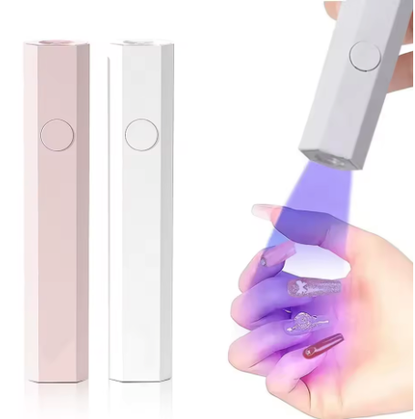 Lámpara UV Mini FeliNail en rosa y blanco